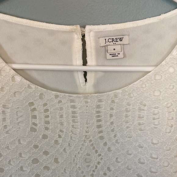 JCrew factory white or ivory shift dress. - Picture 2 of 5